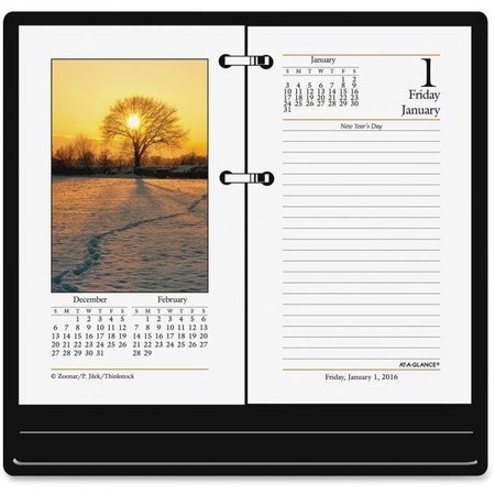 AT-A-GLANCE At A Glance AAGE41750 Photographic Desk Paper Calendar Refill AAGE41750